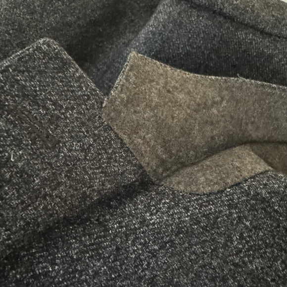 Kent & Curwen Dark Grey Heather Angora Cashmere Wool Jacket - 50 - Super Soft - Picture 14 of 14